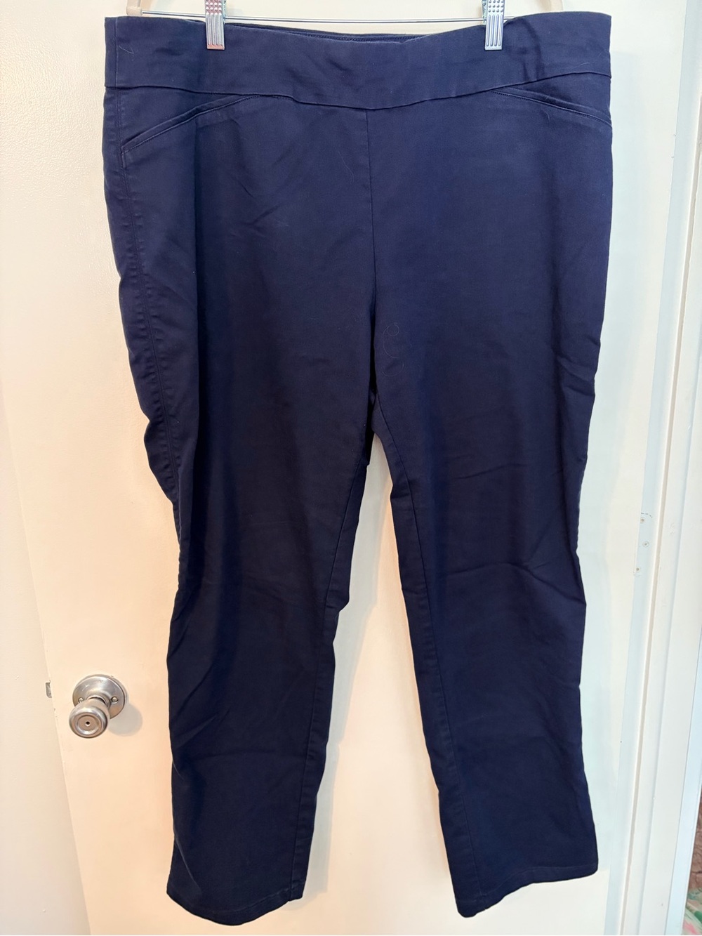 Croft & Barrow Women’s 18R Blue Effortless Stretch Pull On Pants